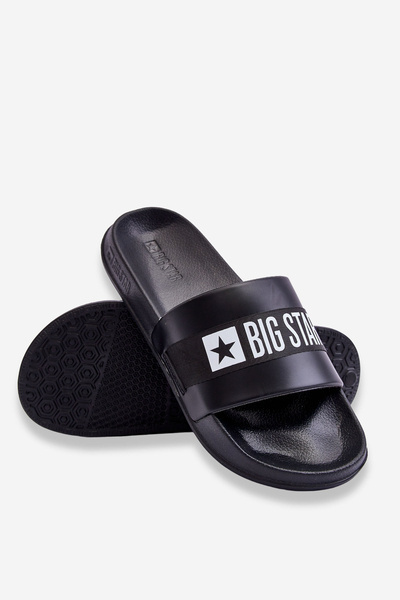 Papuci bărbați Big Star LL174458 Negru