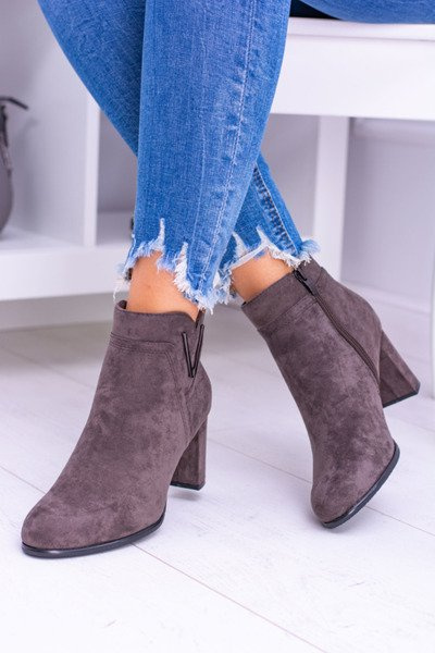 Sergio Leone Stiletto Boots Coffe Suede Valentia