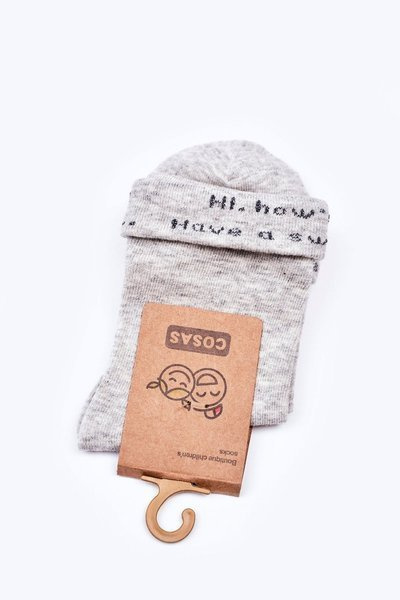 Chaussettes en coton pour enfants Sweet Dream COSAS Gris