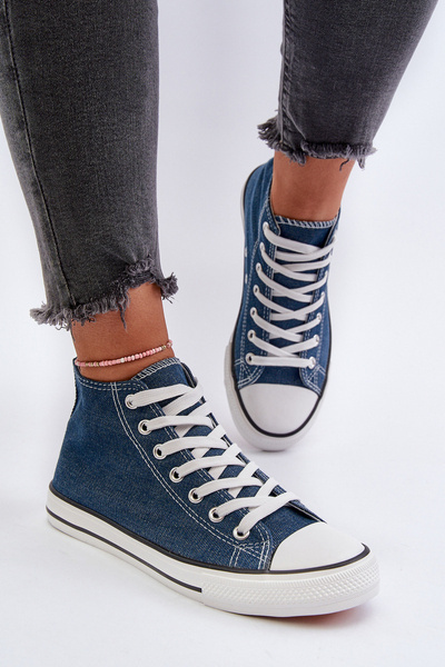 Tenisi femei din denim Socerio