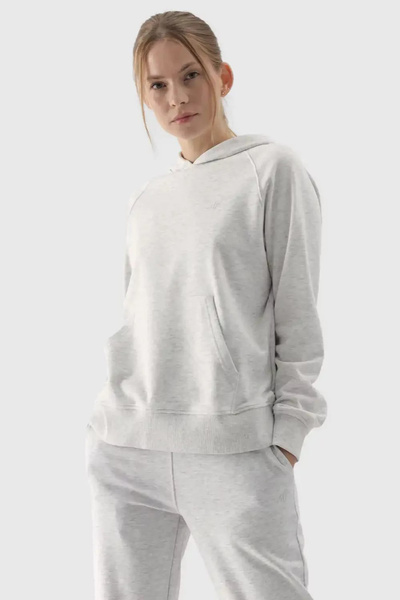 Pull à capuche pour femme 4F Gris 4FWMM00TSWSF1468-83S 27M