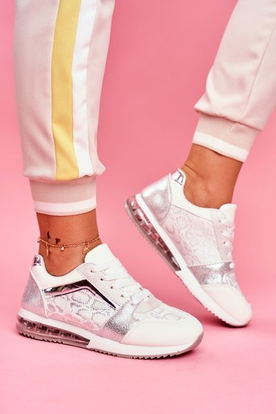 Sporty Damen Turnschuhe Schuhe Weiß Helly