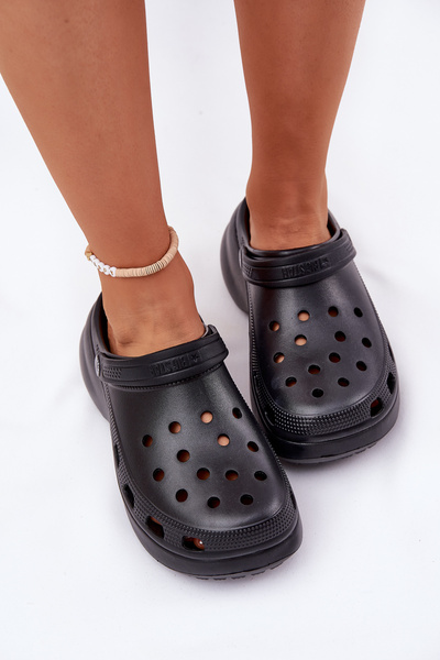 Sandales En Mousse Pour Femmes Sur Semelle Massive Big Star RR274A118 Noires