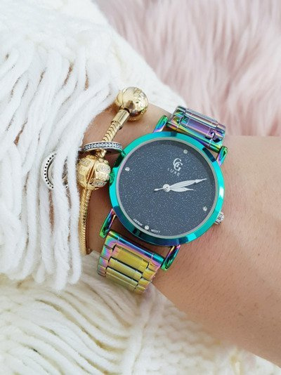 Montre Femme Yves Pétrole Multicolore