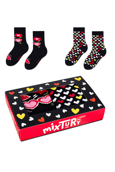 Zooksy mixTURY ensemble de chaussettes amoureuses pour enfants