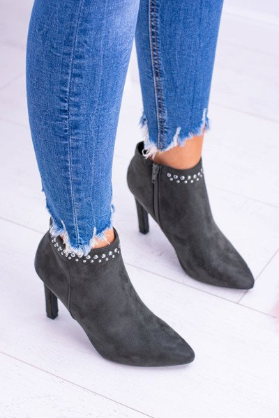 Cizme de stiletto de nitpe de măsline pentru femei Bemi