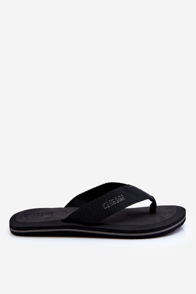 Tongs en mousse pour hommes Big Star LL174618 noir