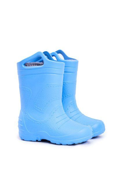 Vaikiški Guminiai Galoshes Batai Mėlynas Išimtas Įdėklas Stomilki