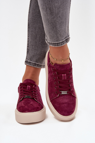 Wildleder Damensneaker auf Plattform Vinceza 79578 Bordeaux