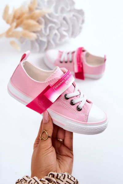 Children's Low Sneakers BIG STAR JJ374073 Pink