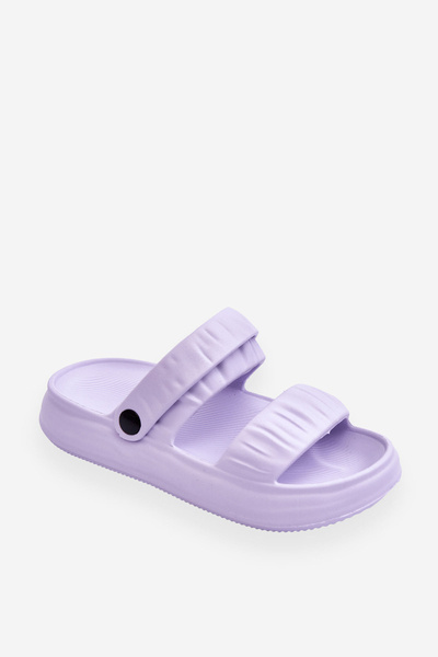 Sandales Slide En Mousse Violet Lirell