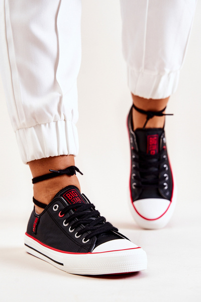 Baskets en cuir BIG STAR JJ274129 Noir