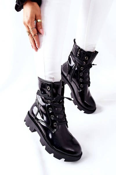 Bottes Motardes Femme Noir Semope