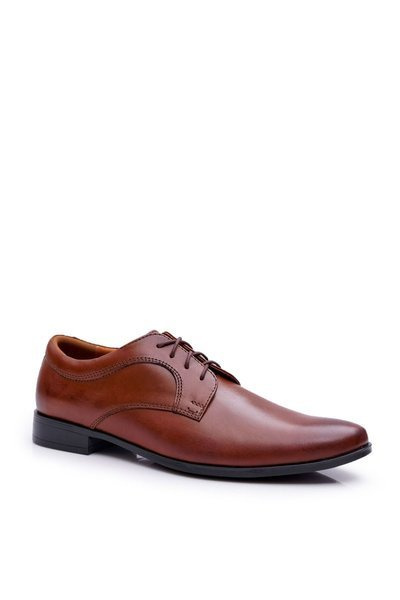 Elegantiški vyriški „Bednarek“ odiniai batai „Brown Gaspare“.