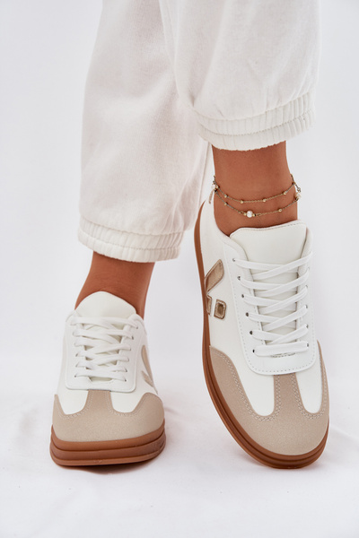 Moteriški Eko Oda Sneakers Baltos Micca