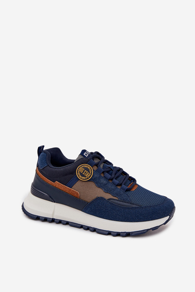 Férfi Sportcipők Sneakers Big Star RR174279 HI-POLY SYSTEM Sötétkék