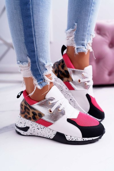 Női sport Lu Boo cipők Leopard White Malibu