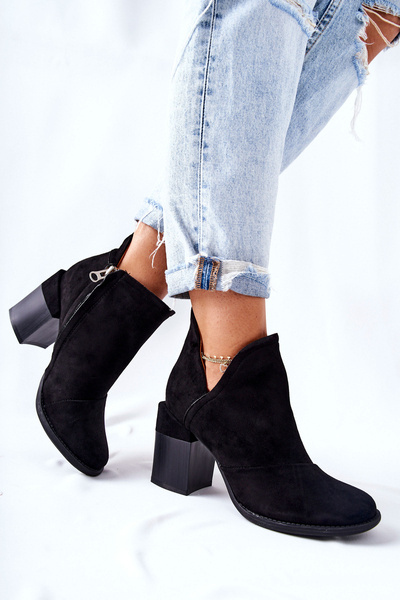 Cizme pentru femei pe High Hee Trimite Black Meliori
