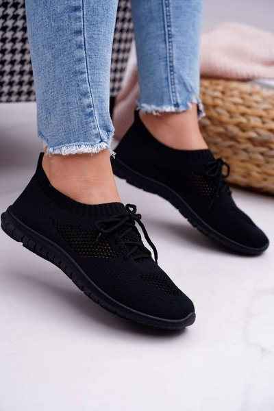 Chaussures de sport pour femmes noires Jenny
