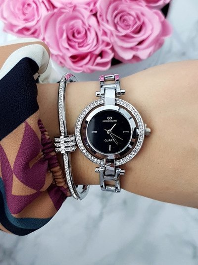 Women's Giorgio & Dario Watch With Zircons Get Silver