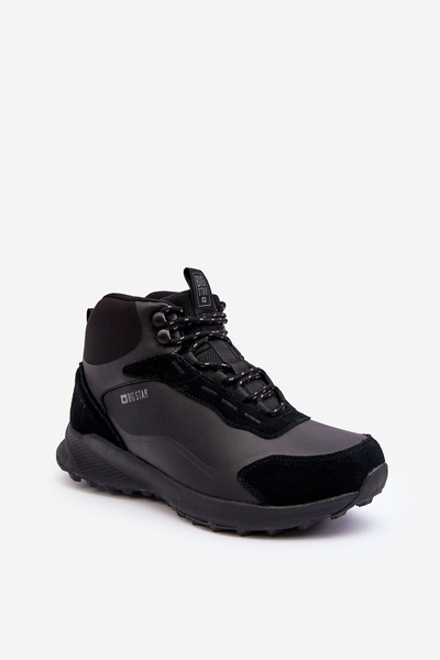 Férfi szigetelt túracipő Black Big Star MM174334
