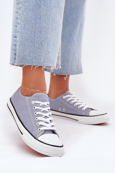 Damen Klassische Sneaker Blau Omerta