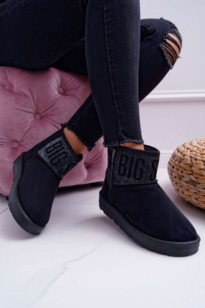Bottes de neige pour femmes Warmed Noir Big Star EE274260
