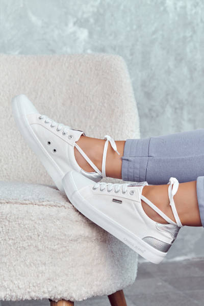 Baskets Femme Cross Jeans JJ2R4038C Blanc