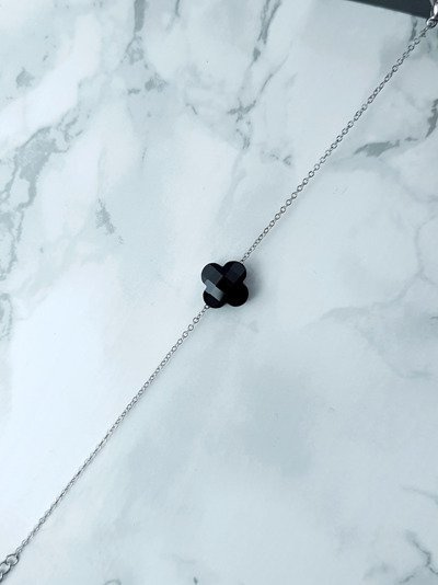 Bracelet chaîne Memphis en argent Black Clover pour femme