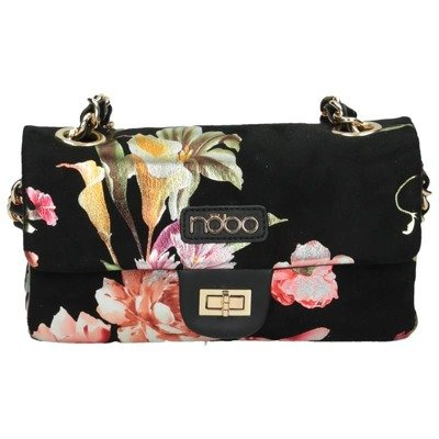 Sac à main fleuri femme NOBO NBAG-F0950-C020 Noir