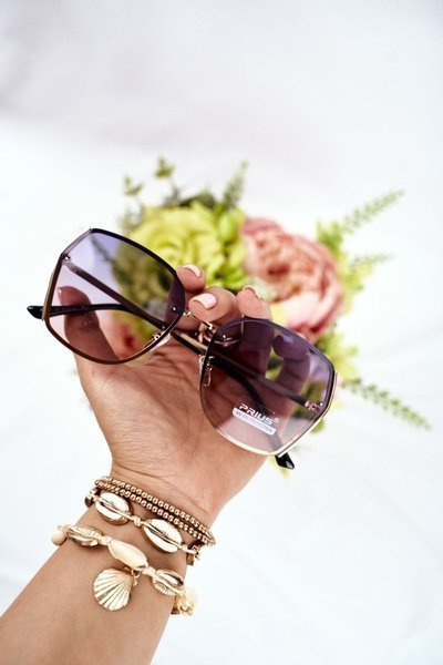 Ochelari de soare pentru femei Prius Pre-38 Grad Gradient Gradient Glitter