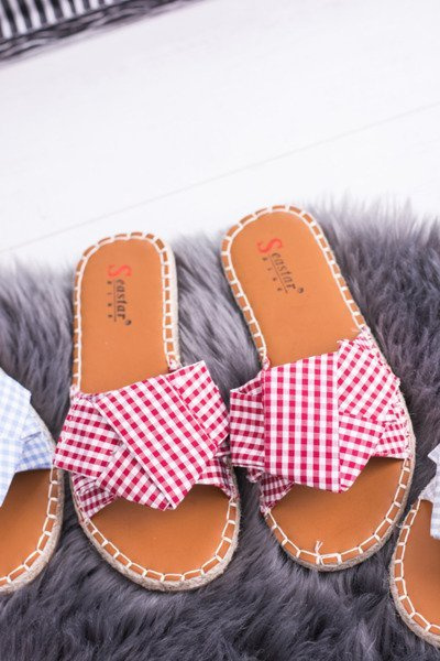 Damen Pin-up Girl Flip Flops Rot