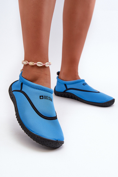 Damen Wasserschuhe Blau Big Star NN274A802