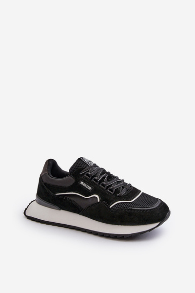 Baskets pour hommes Big Star NN174321 système de mousse à mémoire de forme noir