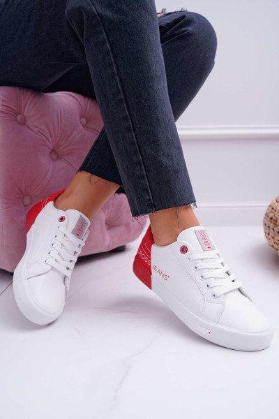 Sportbačiai Moteriški Cross Jeans Baltos spalvos EE2R4016C