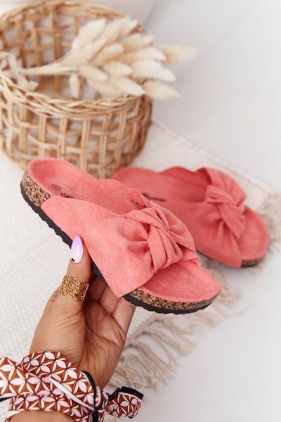 Chaussons Enfant Sur Liège Pastèque Little Wendy