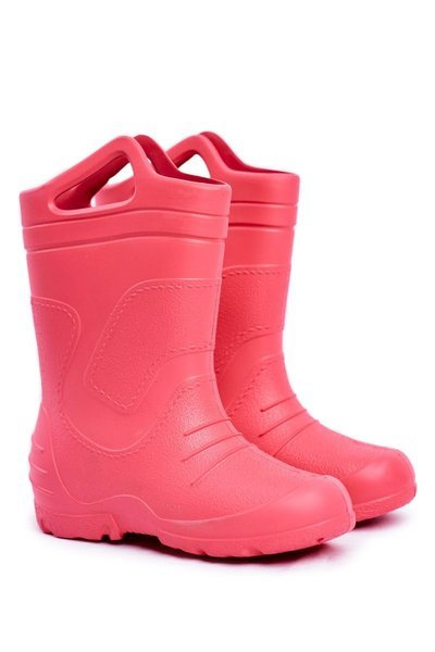 Vaikiški Guminiai Galoshes Batai Rožiniai Pašalinti Insert Abbey
