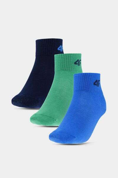 4F Jungen Knöchelsocken 3-PACK 4FJWAW23USOCM232-90S Multicolor