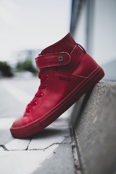 Stelele mari pentru bărbați, adidași roșii încălziți Y174025FW