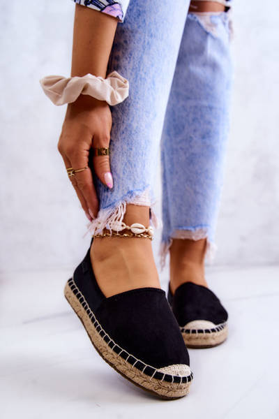 Espadrilles classiques pour femmes Big Star JJ274952 noir