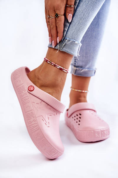 Női könnyű papucs Big Star II275008 Pink