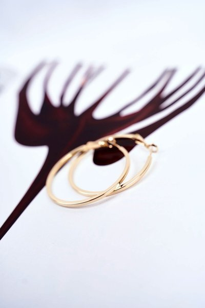 Frauen Kreis Ohrringe Gold Hanging Silvia