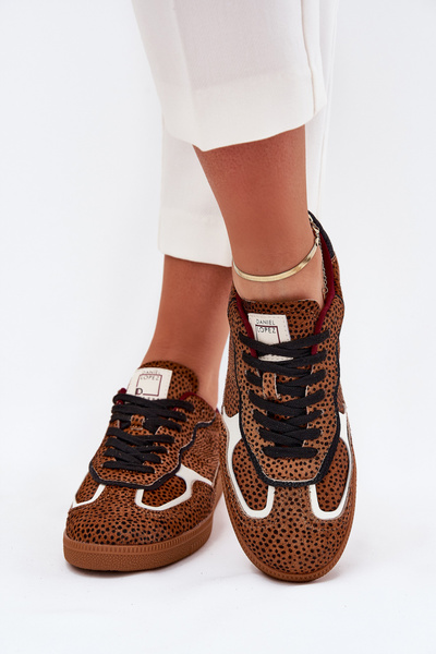 Ladies Sneakers Big Star by Daniel Lopez SS2D4016 Camel