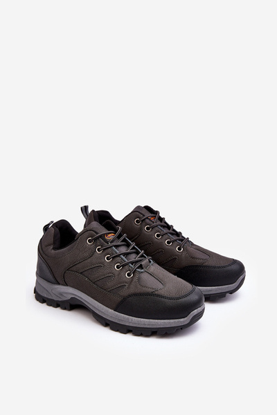 Chaussures de sport trekking pour hommes noires Alveze