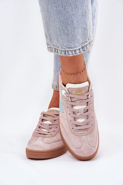 Chaussures de Sport en Daim Sneakers Femme D.Franklin DFSH387005 Rose Sale