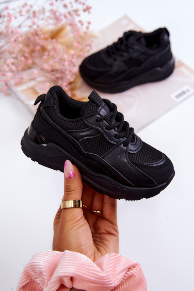 Kinder Sportschuhe Turnschuhe Schwarz Kizzie