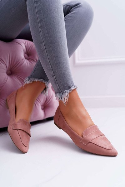 Női balerina Suede Lords Pink Gretar