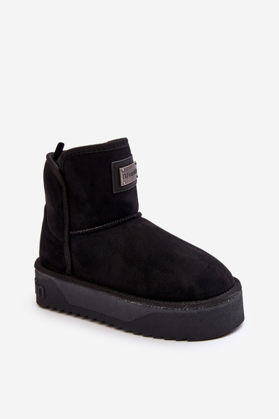Bottes de neige imperméables végétaliennes sur plateforme DFranklin DFSH371004 Noir