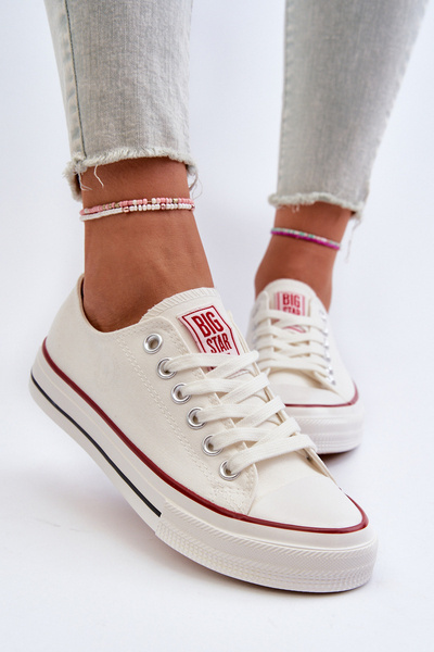 Baskets basses femme Big Star NN274274 blanc