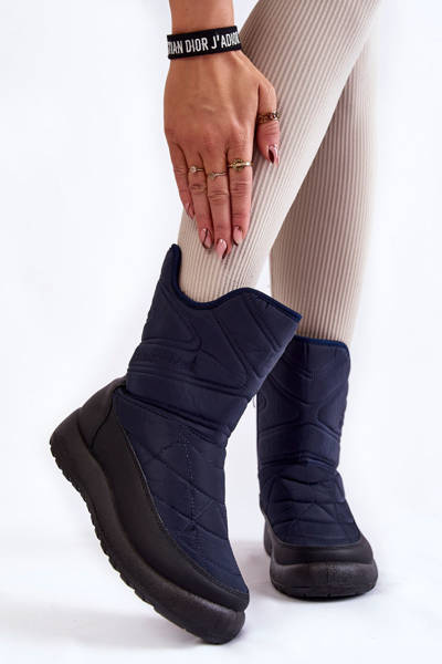 High Boots Vollgepolsterte Turnschuhe Navy blau Winessa